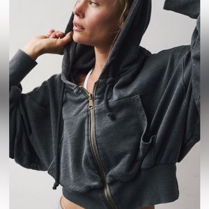 Free People Low Key Zip Up
